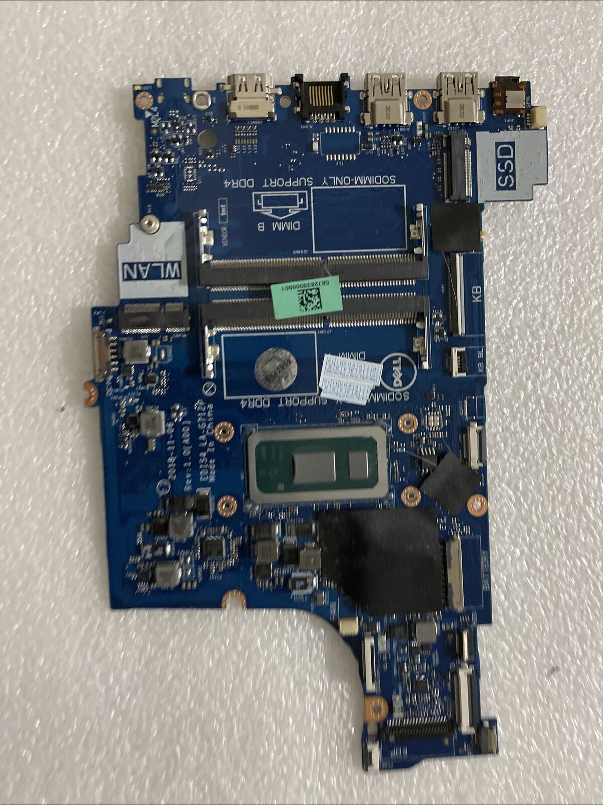 Genuine Dell Inspiron 3583 , UMA , CELERON 4205U/1.8GHZ La-G712P RPPCD 0RPPCD B6