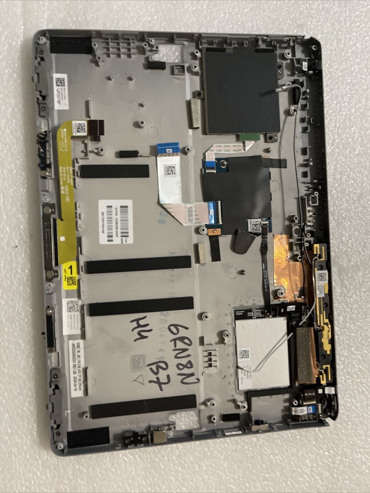 Dell Latitude 7210 2-in-1 Top Cover Fingerprint Extras R2W1M 6RN8N H4 B7 Read