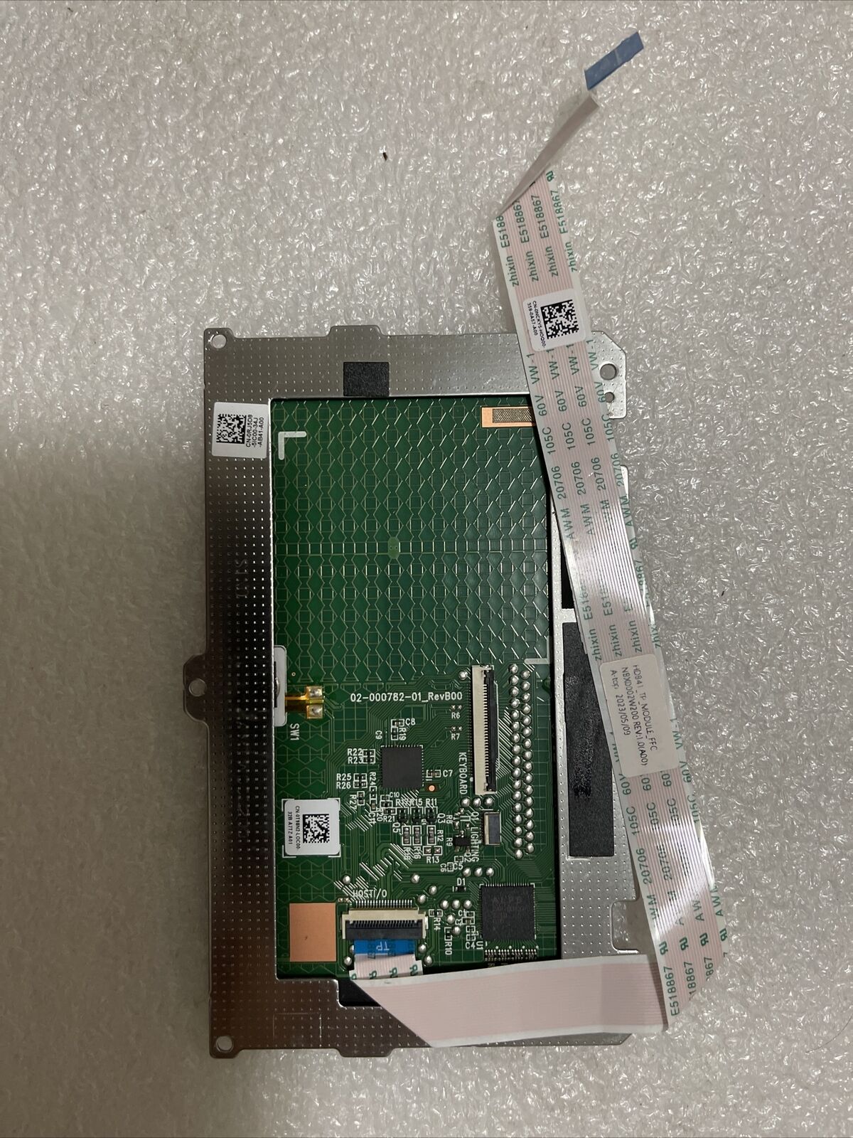 Genuine Dell Latitude 5420 7420 Laptop Touchpad W Cable Silver GX9KN T98N2 S1 T1