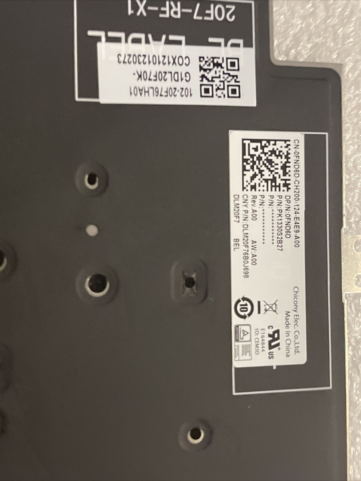 NEW Dell Latitude 5420/5430/7420/7520 BELGIAN Backlit Keyboard FND6D 0FND6D B1