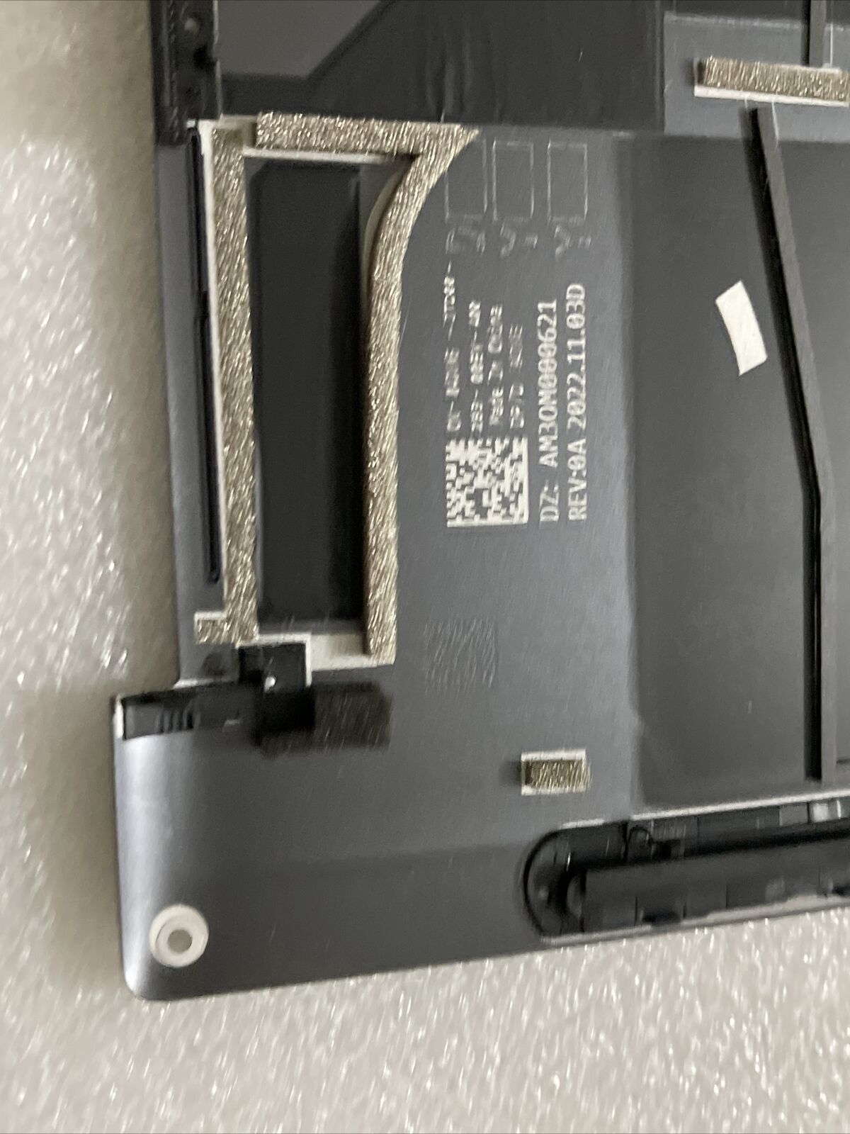 Dell XPS 13 Plus 9320 Bottom Base Cover Gray 04JVX5 H1 C4 Dented See pics