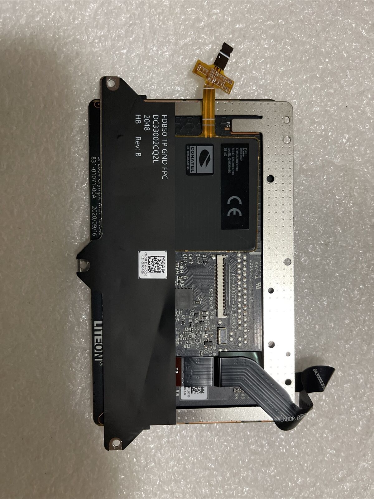 Genuine Dell Latitude 9510 Laptop Touchpad W cable J7F3P 8P32M C1 T3 Grade A