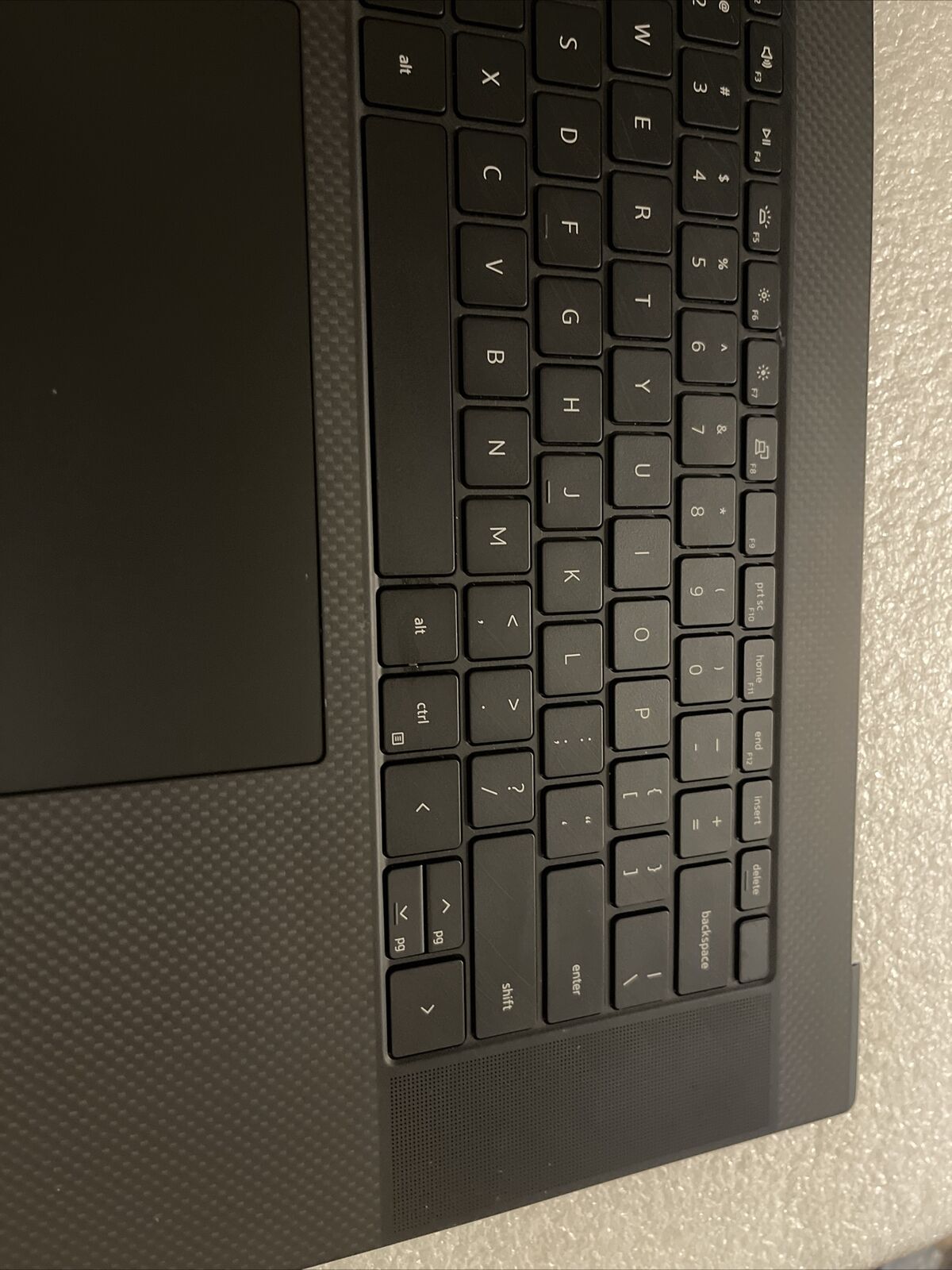 Dell XPS 9700 9710 Precision 5760 Palmrest Backlit US Eng Keyboard 0FWJ2 H1 P5