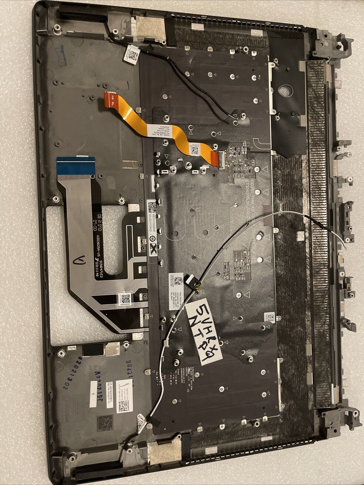 Dell Alienware X15 R1 R2 Palmrest English Keyboard 562JF 386PV 5VHRX NTP9 Read