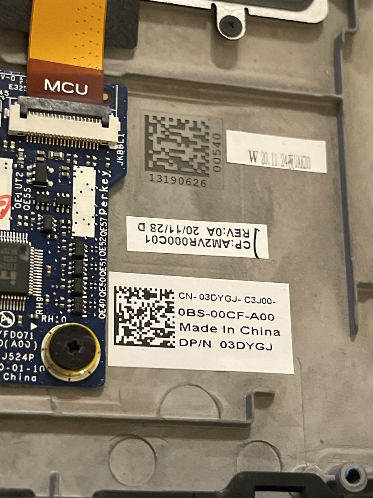 Dell Alienware15 M15 R3 Palmrest us english Keyboard extras 3DYGJ 03DYGJ P5 H2