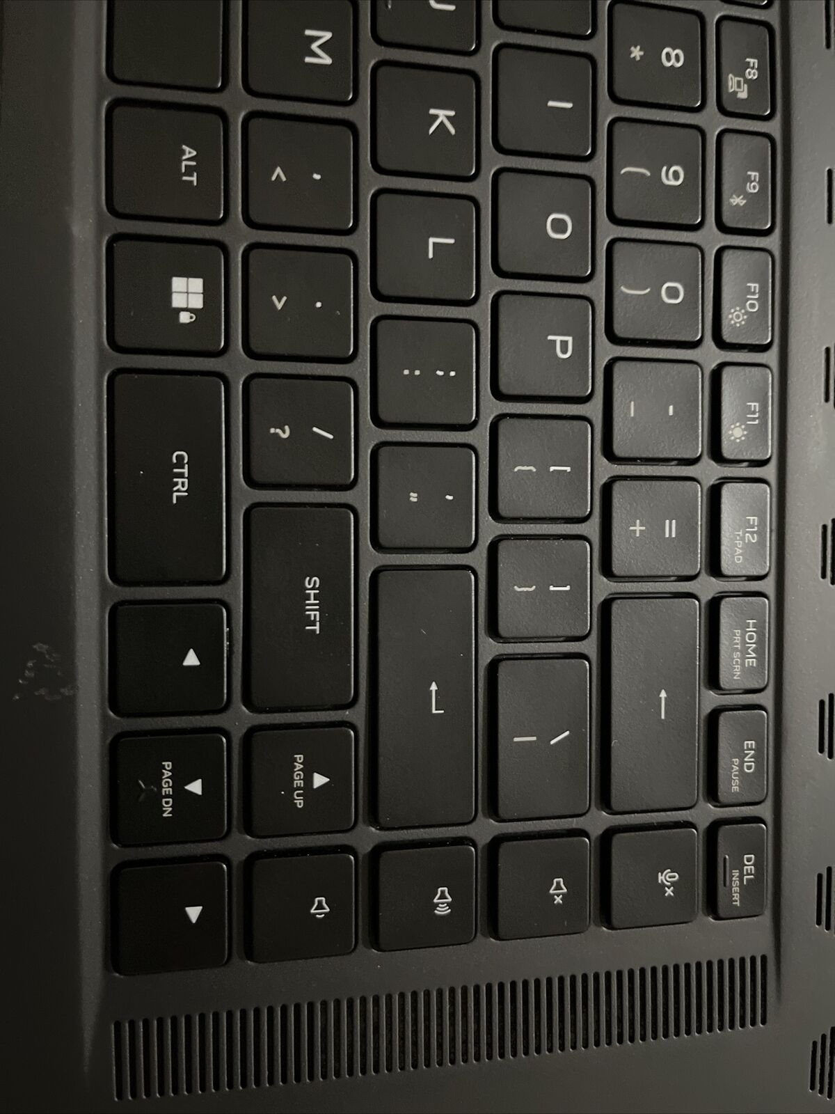 Genuine Dell Alienware x17 R2 US English Keyboard Palmrest 0346YC 346YC H2P2