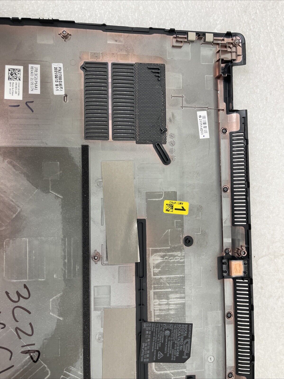 Genuine Dell Latitude 5520 Silver Bottom Base Cover Lower 03C21P 3C21P NG T8