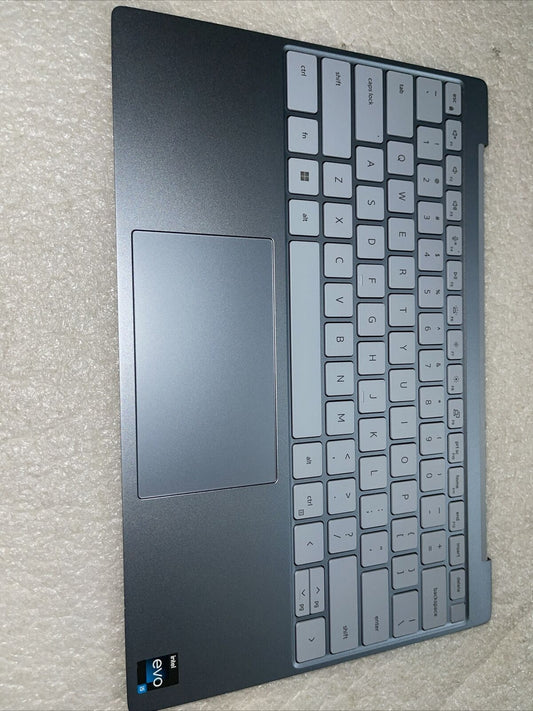 Dell XPS 9315 Laptop Palmrest Touchpad US Keyboard Speakers Sky Blue TKH4F N2P9