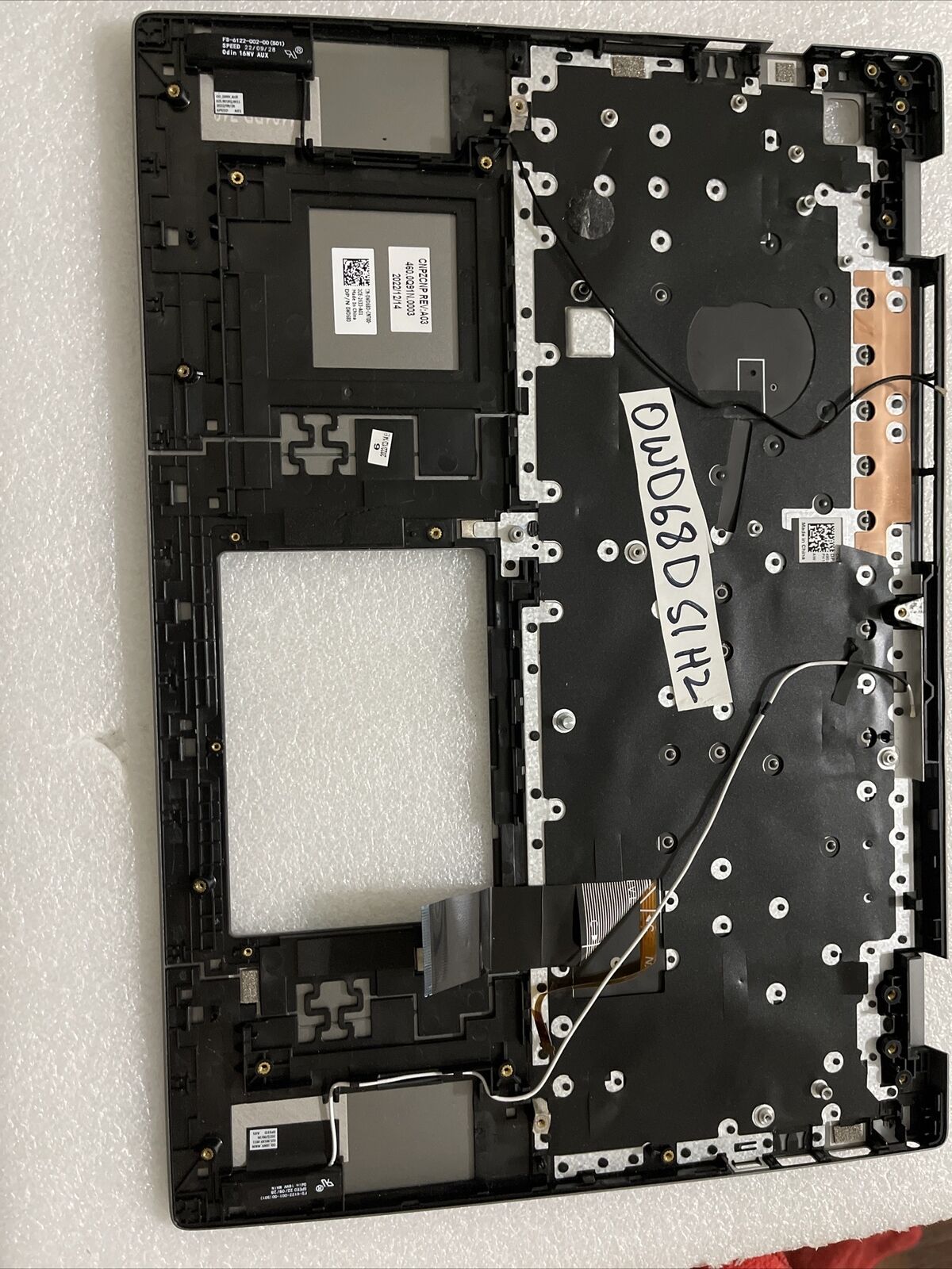 Dell Vostro 5620 5625 US English Backlit Keyboard Palmrest 0WD68D WD68D S1 H2