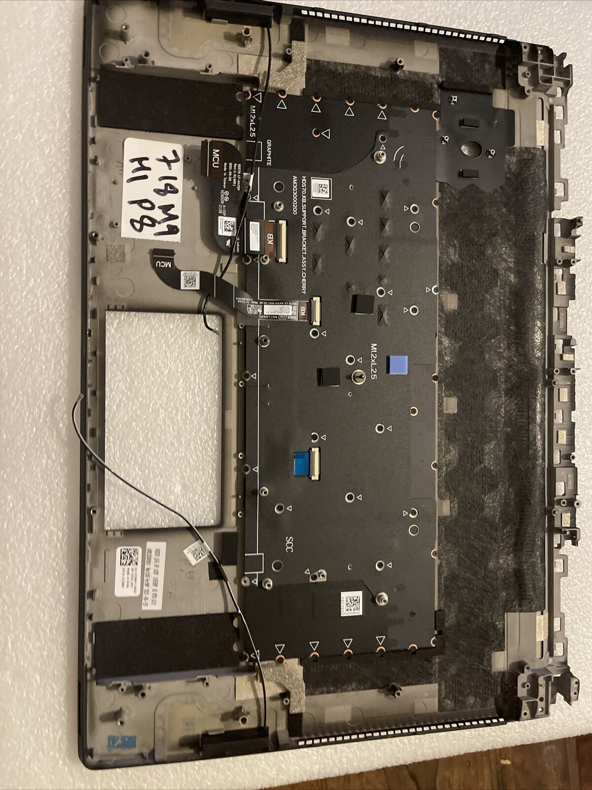 Genuine Dell Alienware X17 R2 Palmrest RGB US English keyboard 718M9 H1P8 GradeA