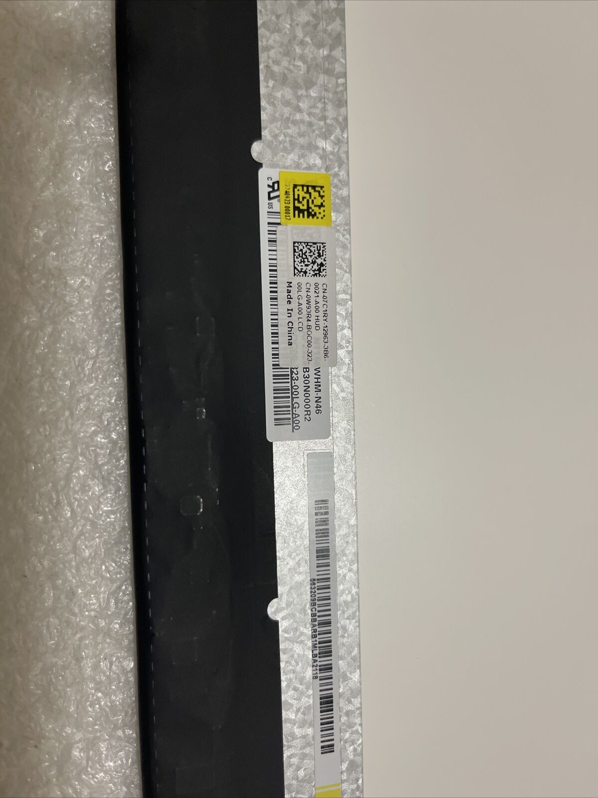 Dell Latitude 5511 Precision 3541 WXGAHD LCD Screen Non-Touch 7C1RY KLS3