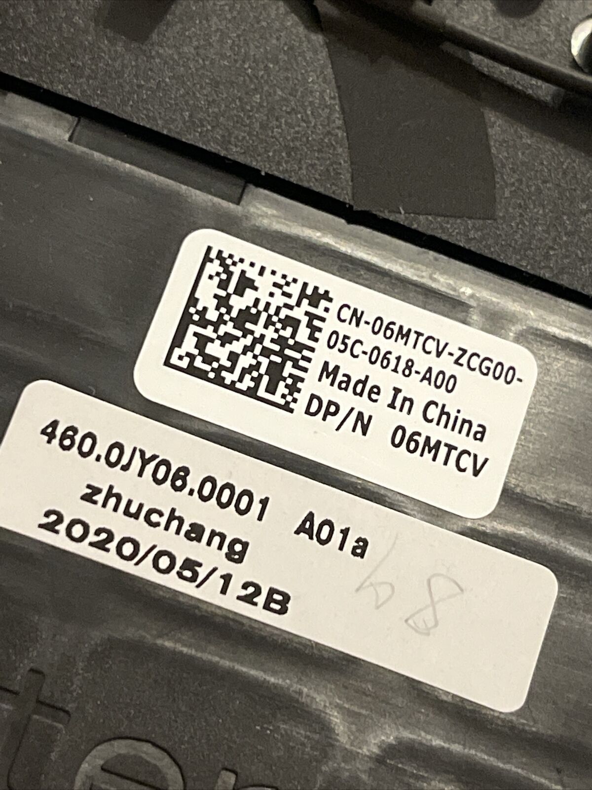 Dell Inspiron 7500 15.6" Laptop Palmrest US BCL Keyboard 6MTCV P3 H1