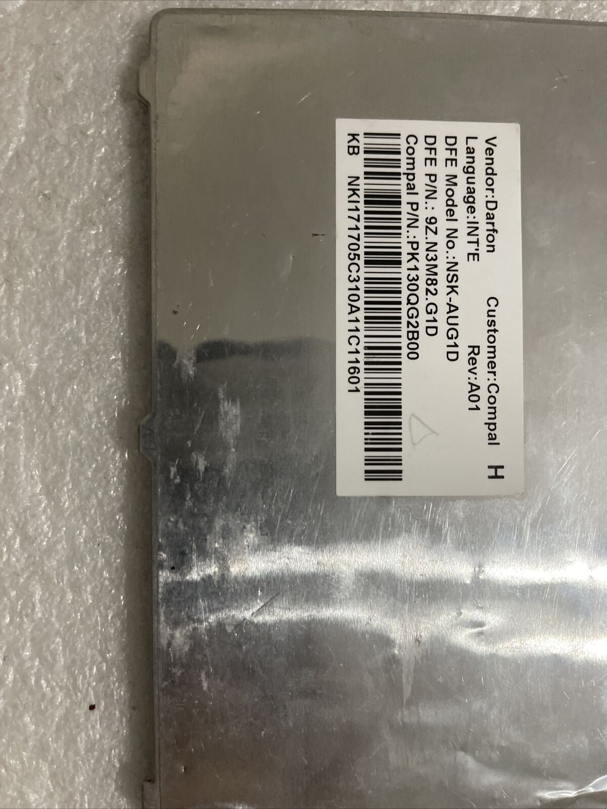 Genuine UI US Black Keyboard For Gateway 9Z.N3M82.G1D NSK-AUG1D N3M82 h1 K5