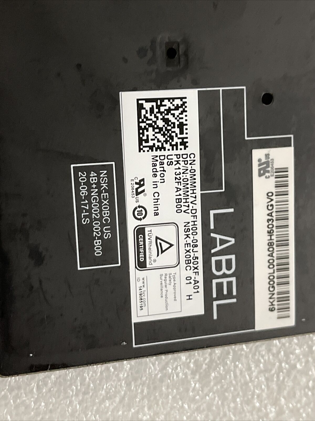 New Genuine Dell Latitude 5500 5501 5510 5511 Pointer Backlit US keyboard 0MMH7V