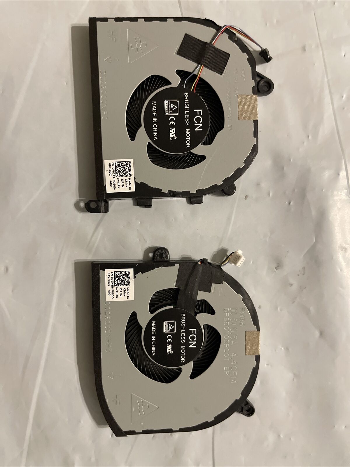Genuine Dell XPS 15 7590 DELL Precision 5540 CPU GPU Cooling Fans F01PX V9H8N