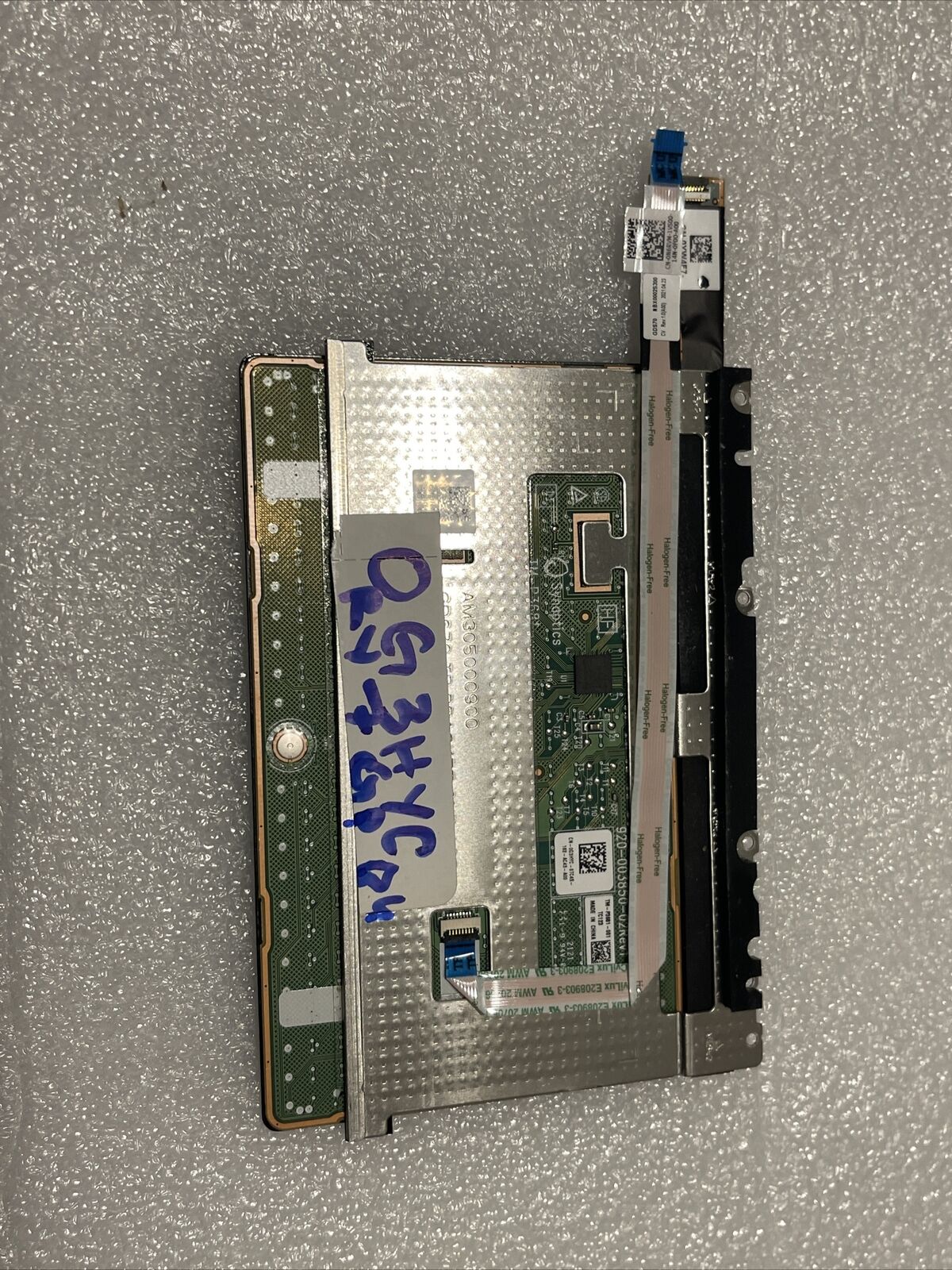 Genuine Dell Alienware x17 R1 Replacement Touchpad with cable G3HYC RY7JP H1 B4