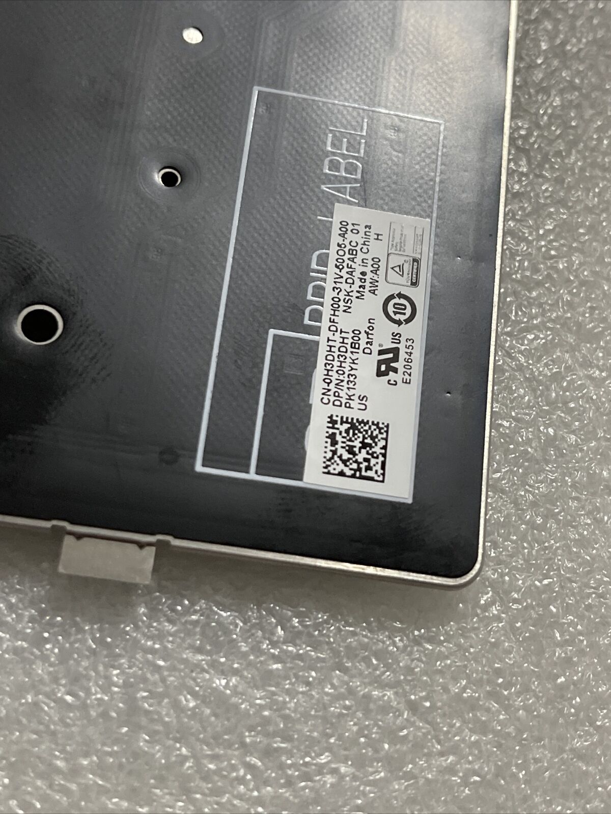 Genuine Dell Latitude Keyboard Backlit US English H3DHT 0H3DHT B1 AT