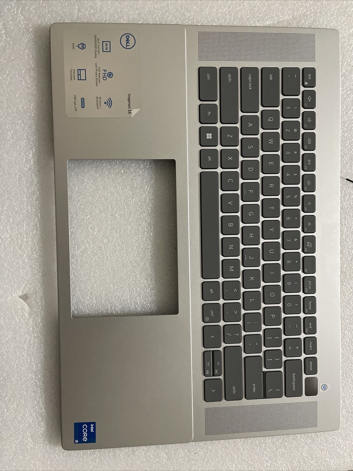 Genuine Dell Inspiron 16 5620 5625 Palmrest US Eng Keyboard YJGM5 0HJ5PC N1 T1