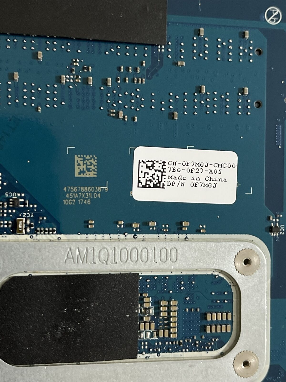 Genuine Dell Inspiron 15.6" 15-5570 Intel i5-8250U 1.6GHz Motherboard F7MGJ B6