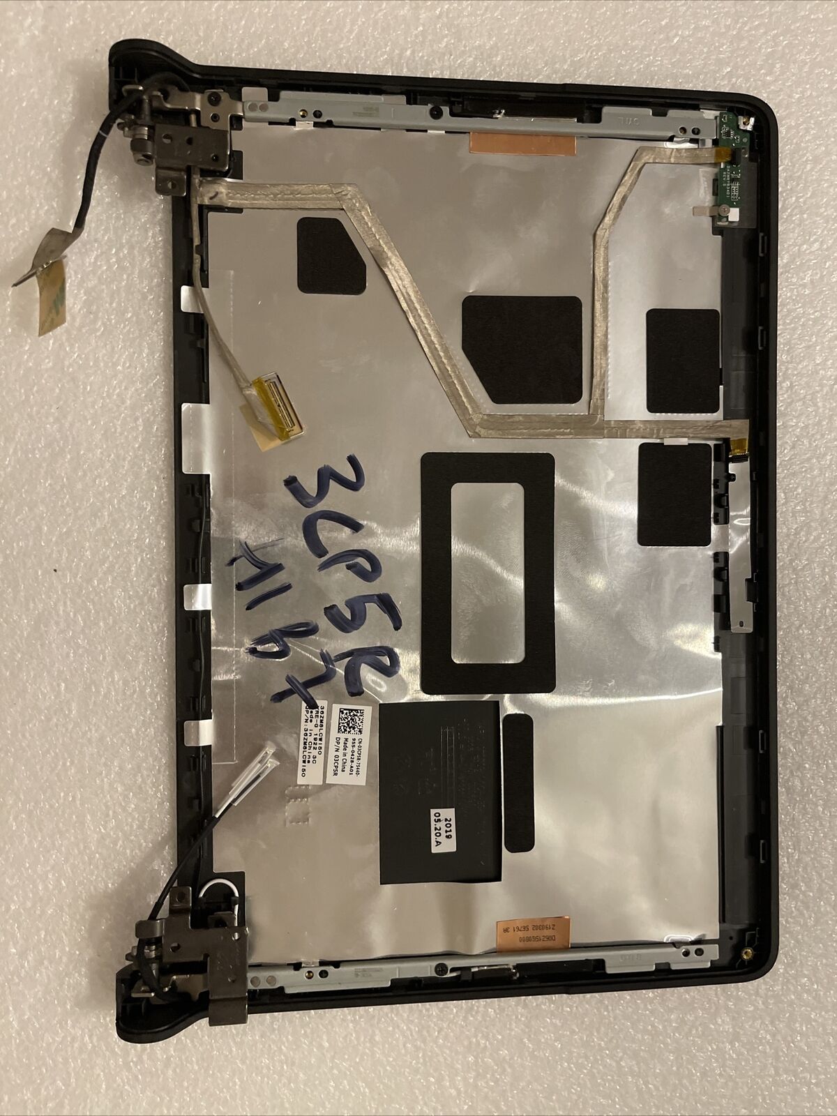 New OEM Dell Chromebook 11 3120 11.6" LCD Back Cover & Hinges 3CP5R 03CP5R H1 B7