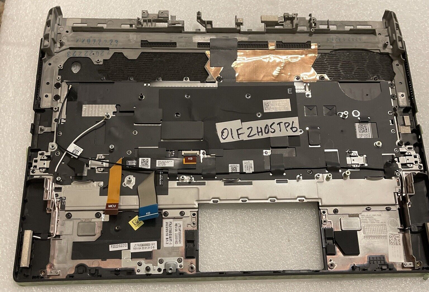 DELL ALIENWARE M15 R6 R7 LAPTOP US BACKLIT KEYBOARD PALMREST BLACK 1F2H0 ST P6