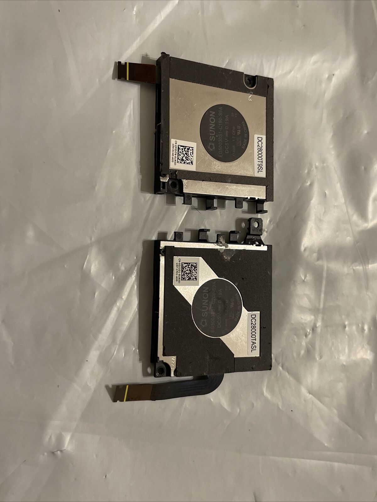 Genuine DELL latitude 7320 CPU Right Left Cooling FANS 0PGV79 PHV79 DJ2D1 0DJ2D1