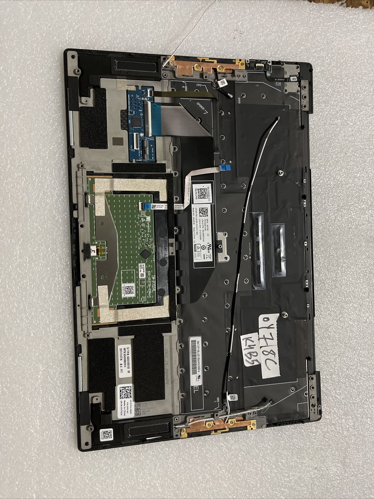 Genuin Dell XPS 9300 LCD Palmrest Touchpad US/EN BCL Keyboard Y75C4 00Y78C K1 B5