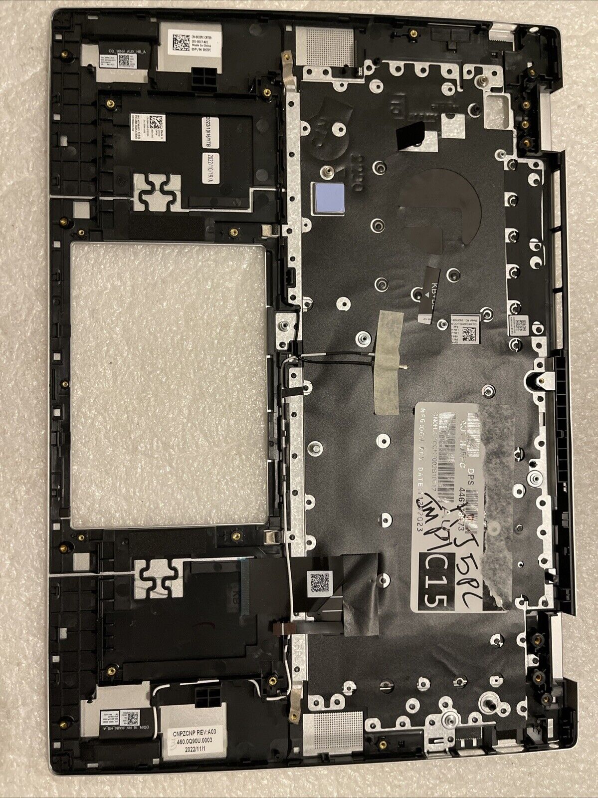 Genuine Dell Inspiron 16 5620 5625 Palmrest US Eng Keyboard YJGM5 0HJ5PC JM P1