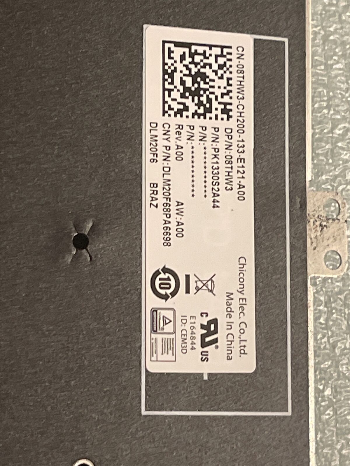 Genuine Dell Keyboard 8THW3 08THW3