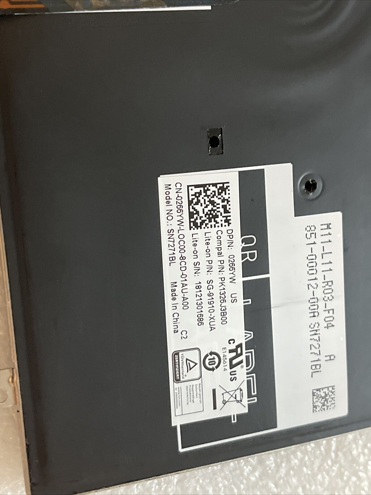 Genuine Dell Precision 7530 7540 7730 7740 Laptop Eng Backlit Keyboard 266YW H1