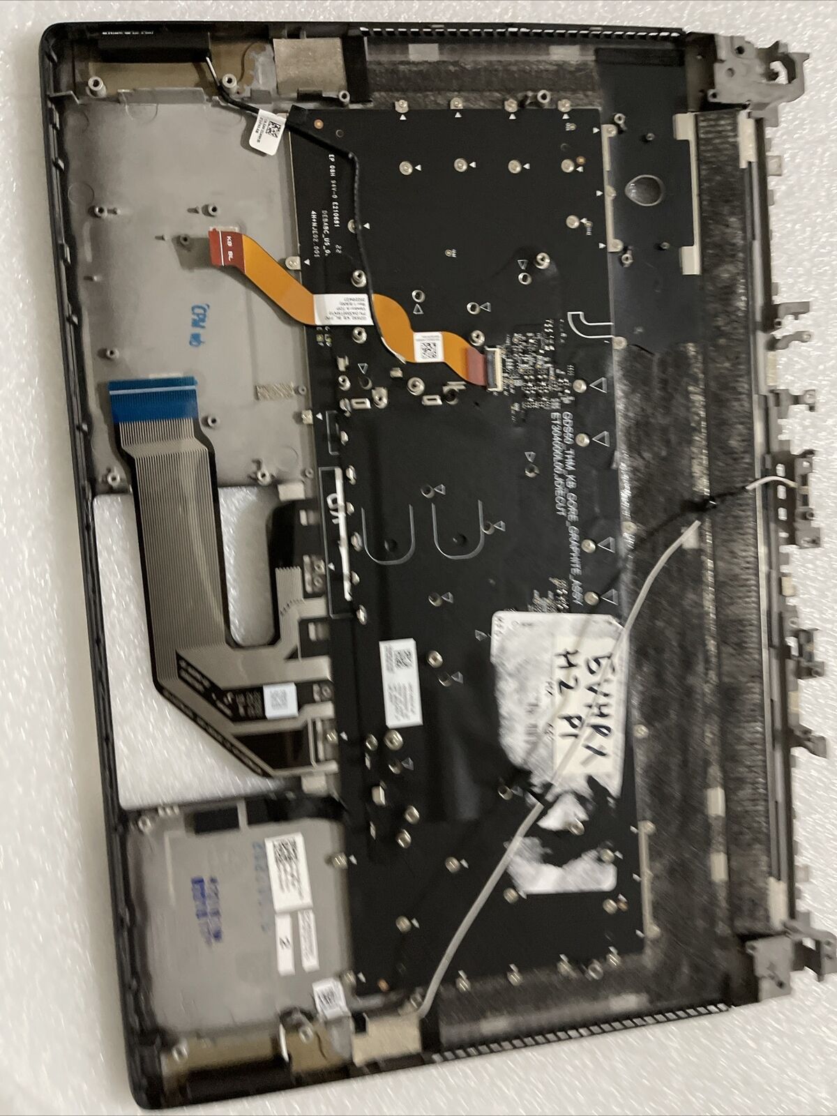 Genuine Dell Alienware X15 R1 R2 Palmrest US Eng Keyboard 386PV 5VHRX H2 P1