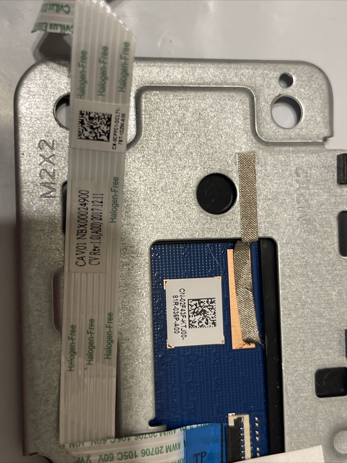 OEM Dell Chromebook 11 3180 Touchpad Sensor Module Broad w/Cable 2F43F 02F43F B1