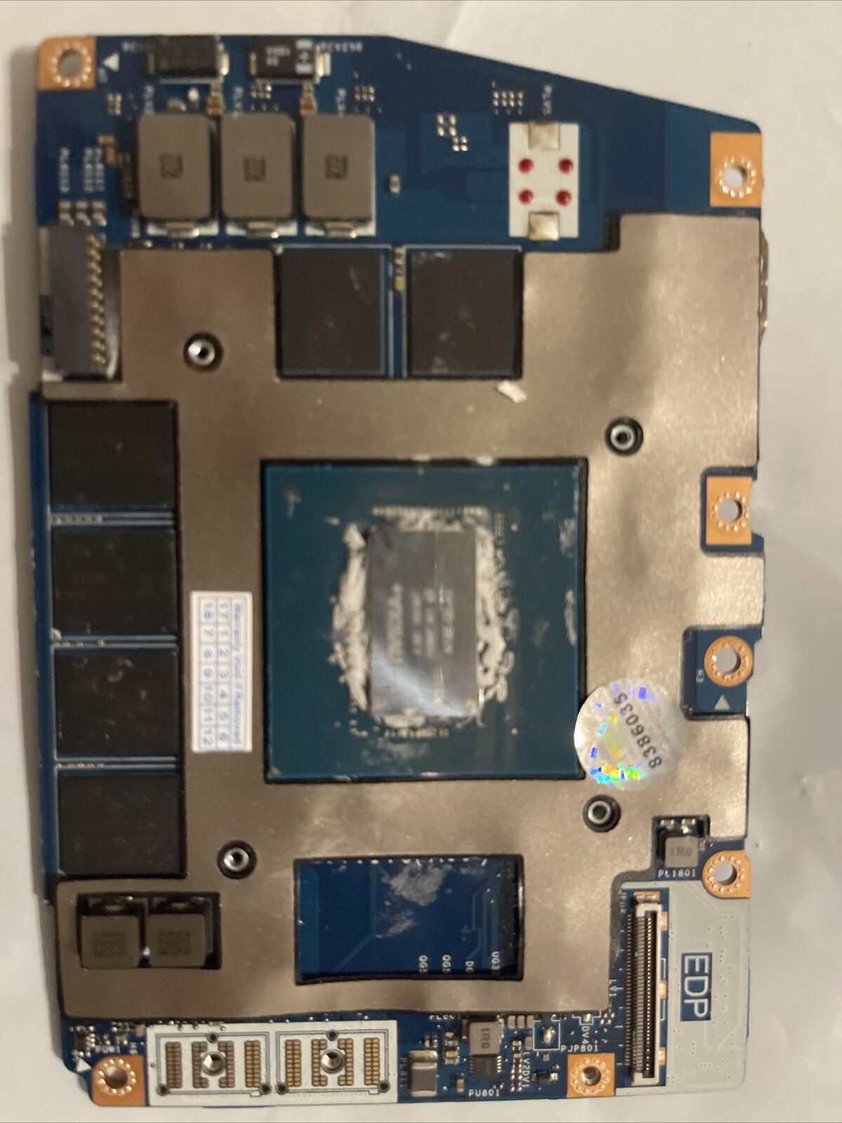 Alienware Laptop Nvidia GTX 1600Ti 6GB VRam N18E-G0-A1 Video Card 9YFTY 09YFTY