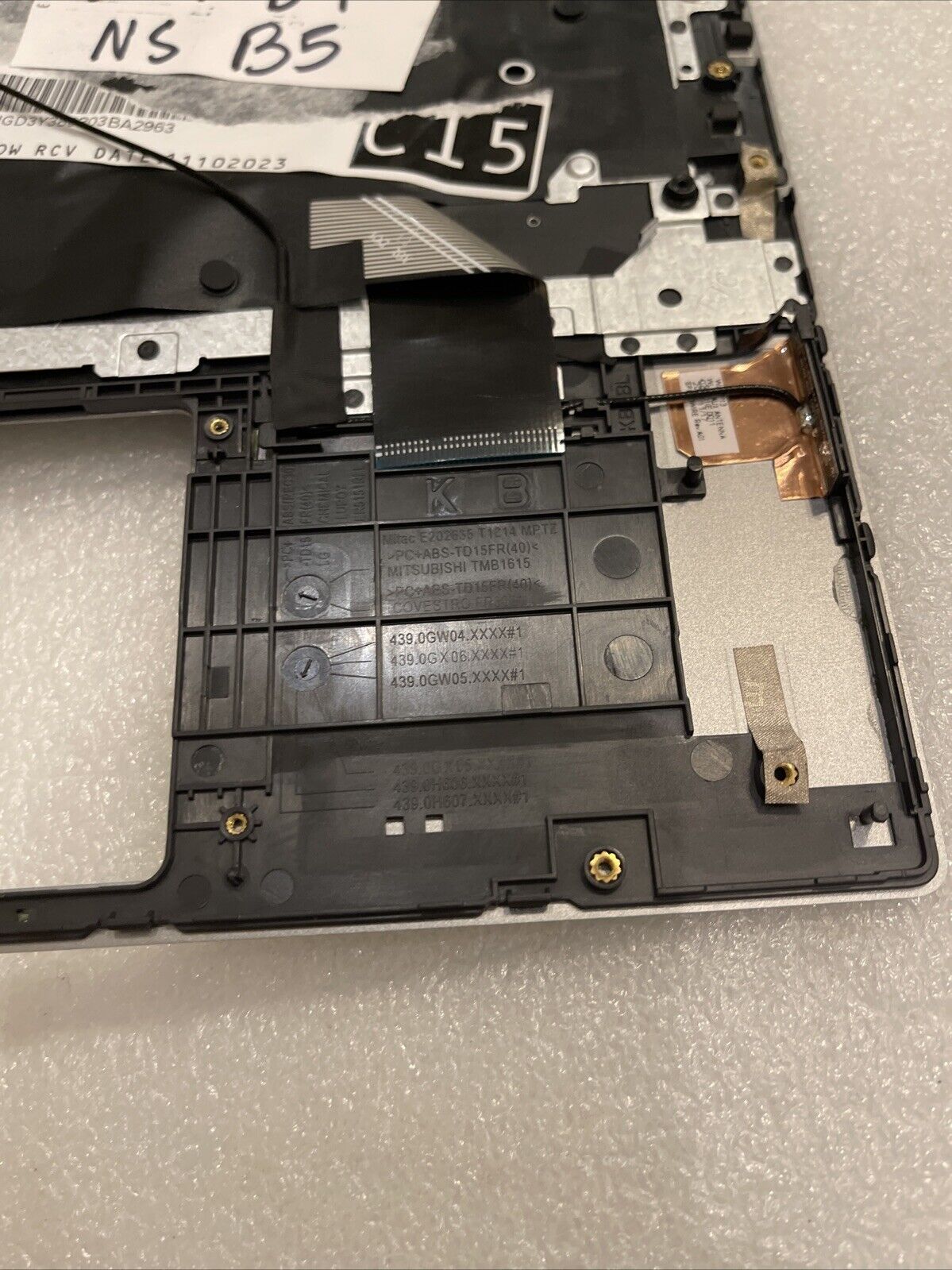 GENUINE DELL LATITUDE 3301 LAPTOP PALMREST US KEYBOARD RK3KP GFRDT NS B5