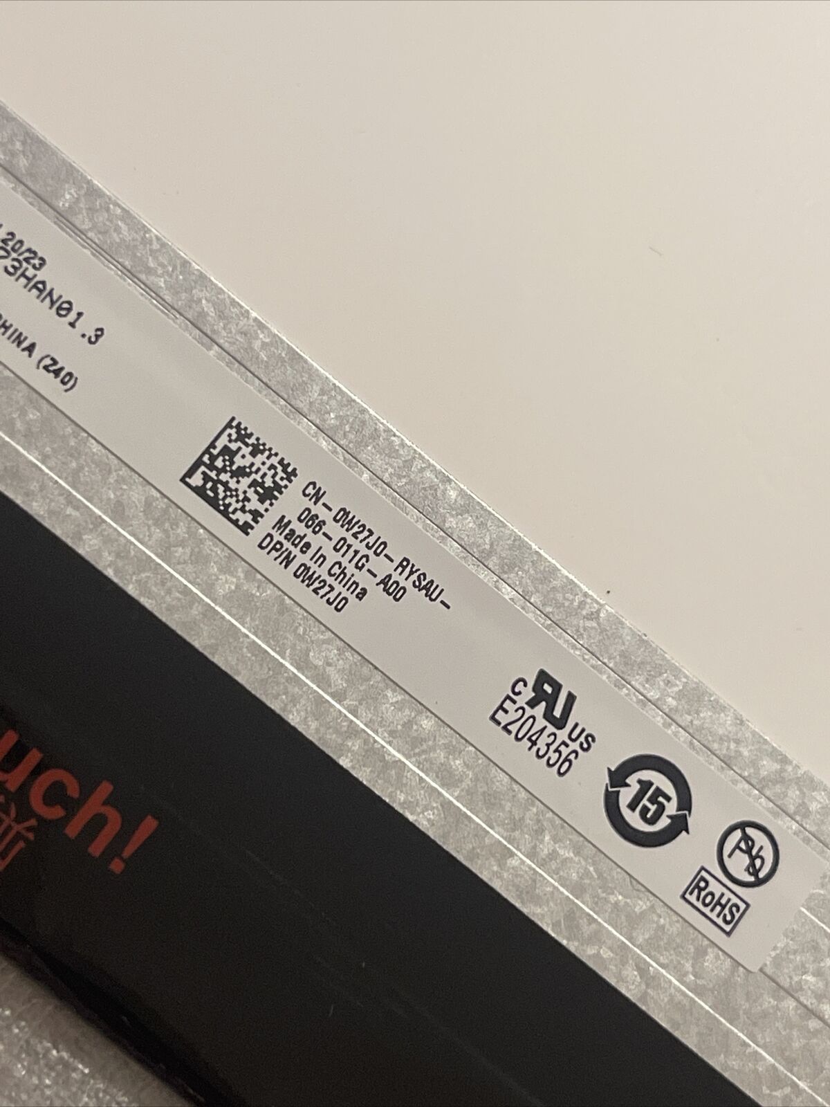 Dell Inspiron 17 3780 17.3 FHD 1920x1080 LCD B173HAN01.3 W27J0 T1 S5