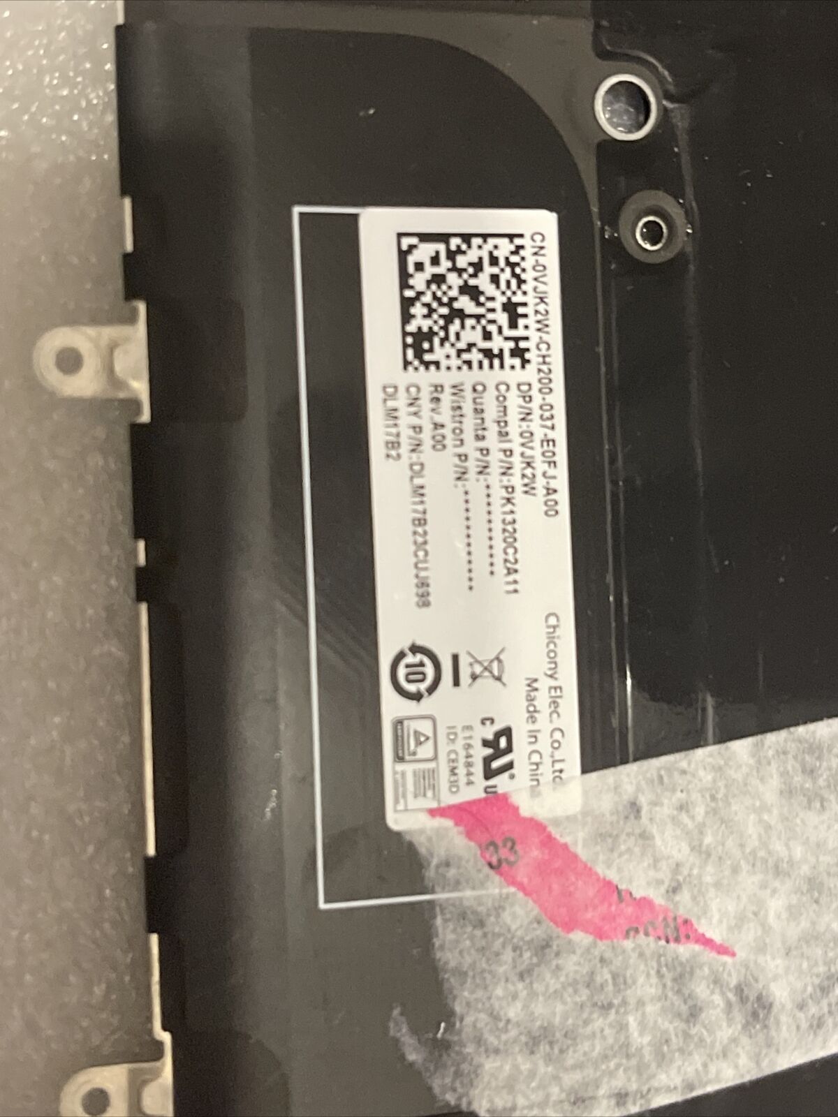 Genuine Dell English-French Canadian Backlit Laptop Keyboard 0VJK2W VJK2W GradeA