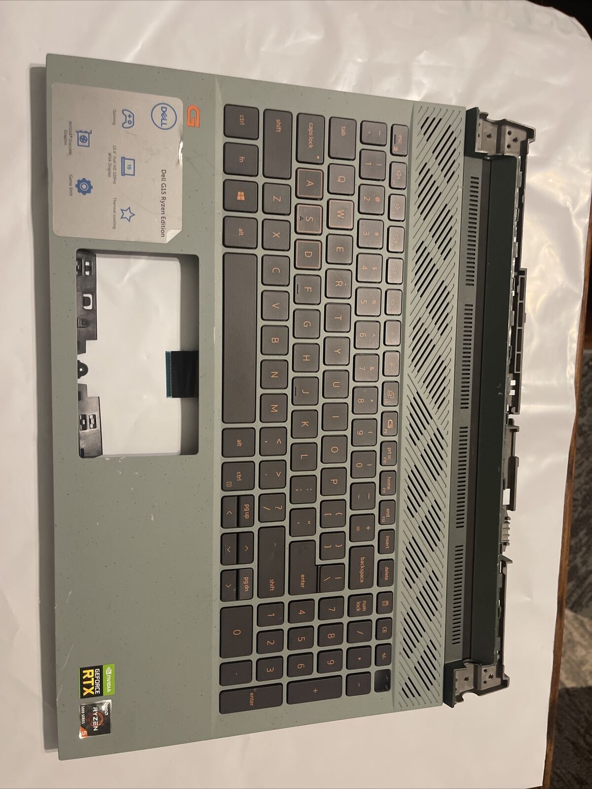 Genuine DELL G15 5510 5511 5515 Palmrest Keyboard 04CKKP 4CKKP T1