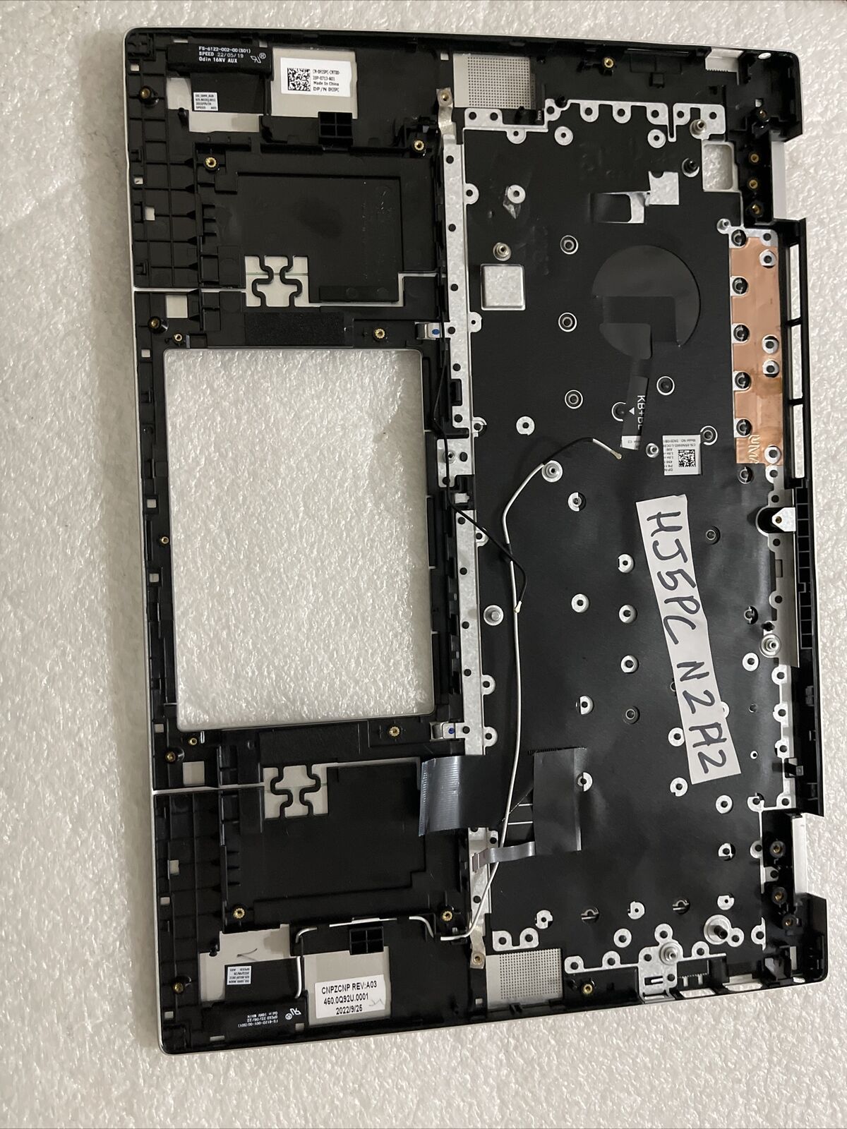 New Genuine Dell Inspiron 16 5620 5625 Palmrest US English Keyboard 0HJ5PC N2H2