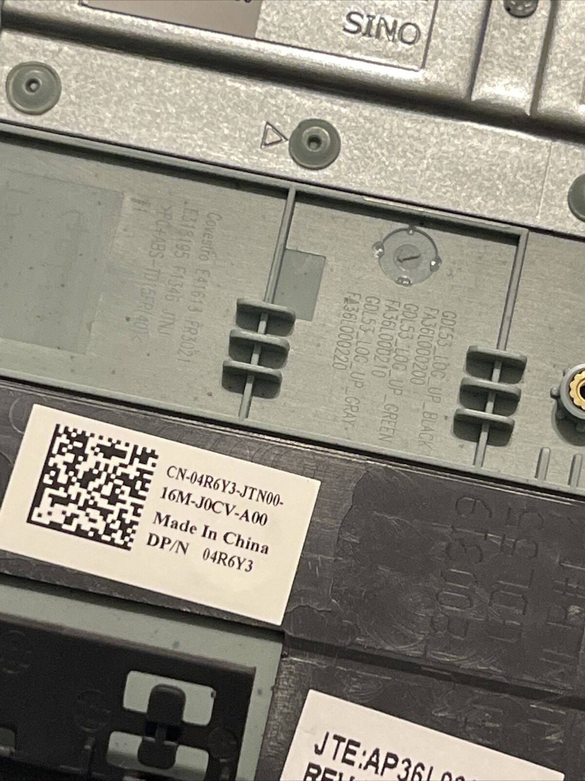 Dell G15 RYZEN Ed 15.6" Laptop Palmrest SPANISH BCL Keyboard 4R6Y3 04R6Y3 T1