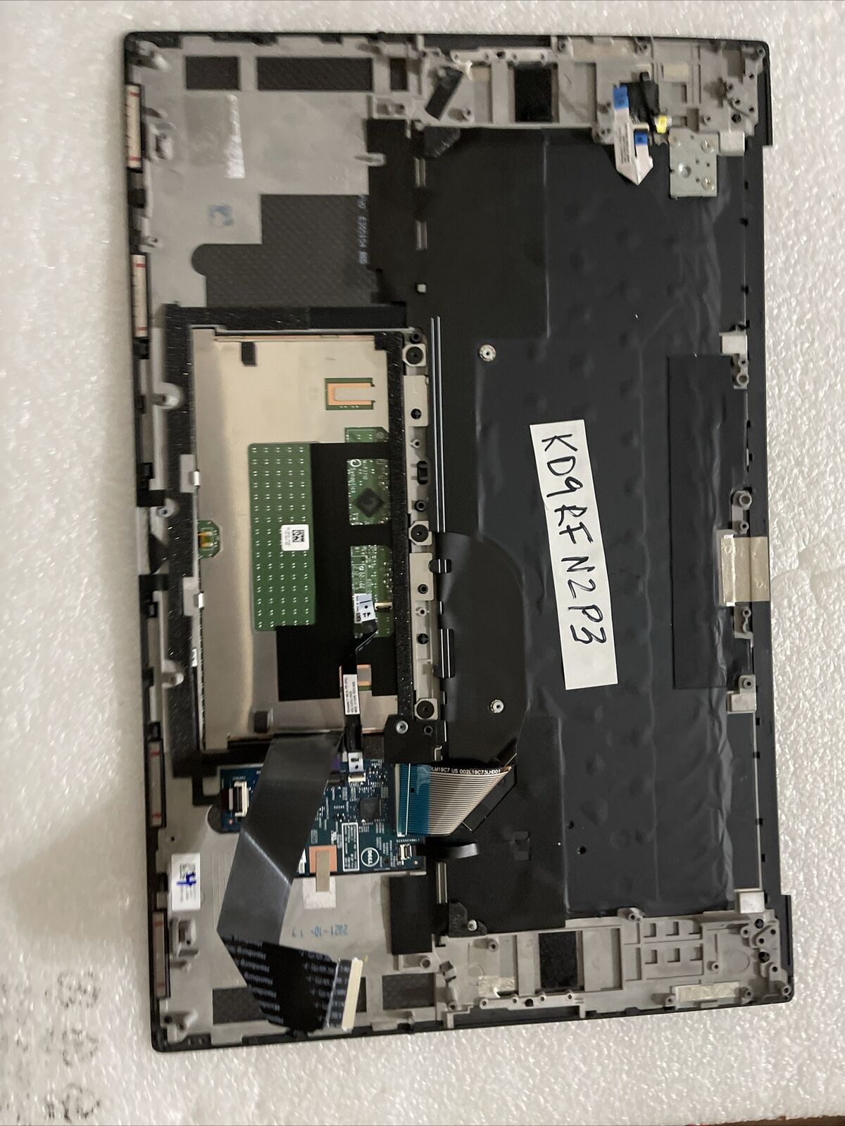 New Dell XPS 9710 Laptop Palmrest Backlit US English Keyboard Speaker KD9RF N2P3