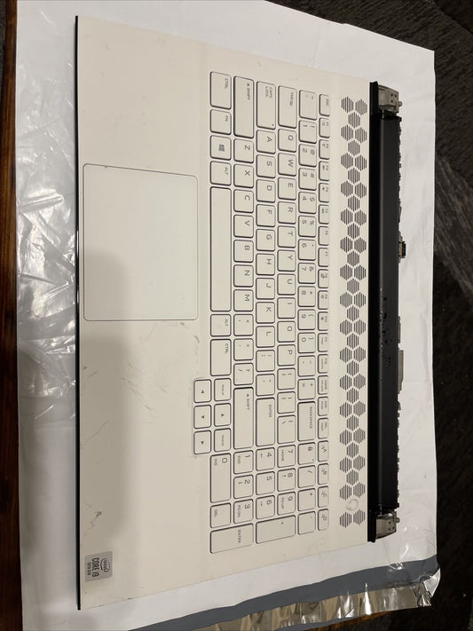 Dell Alienware M17 R3 Laptop Palmrest US Lunarlight Keyboard 00KP6D P8 T4 GradeB