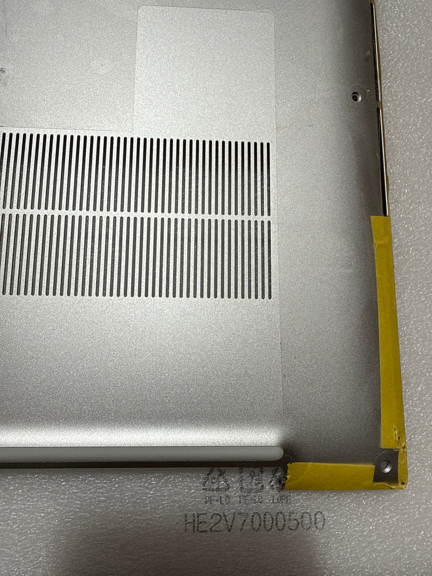 New Dell XPS 17 9730 Bottom Base Replacement Metal Cover Silver