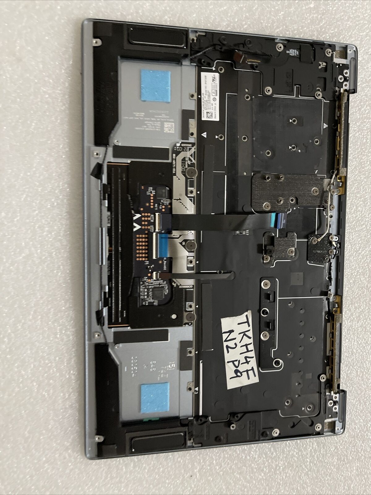 Dell XPS 9315 Laptop Palmrest Touchpad US Keyboard Speakers Sky Blue TKH4F N2P9