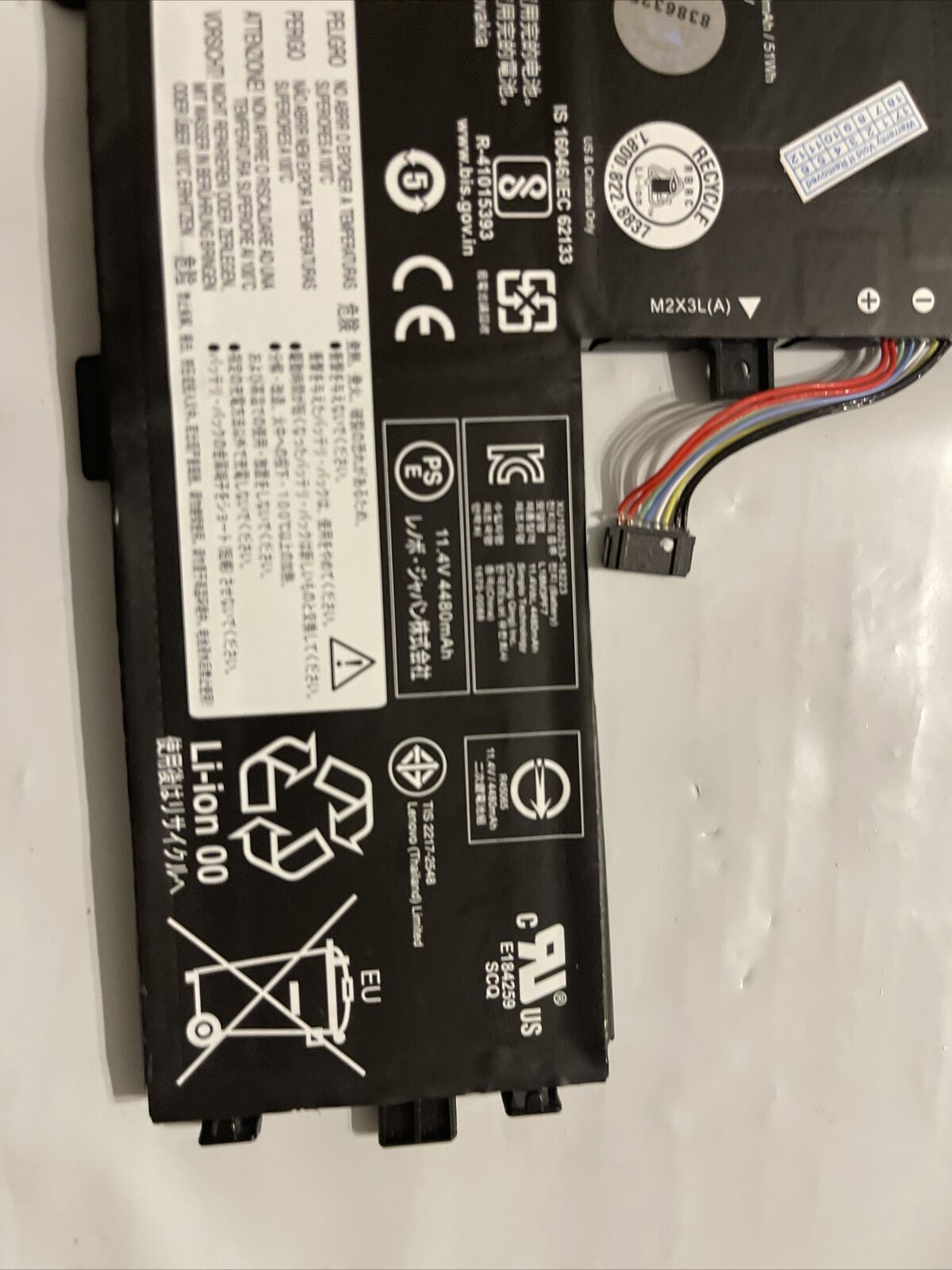 Gen Lenovo IdeaPad 15.6" S340-15IWL Battery 11.3V 35Wh 3087mAh L18M3PF7 ata X7