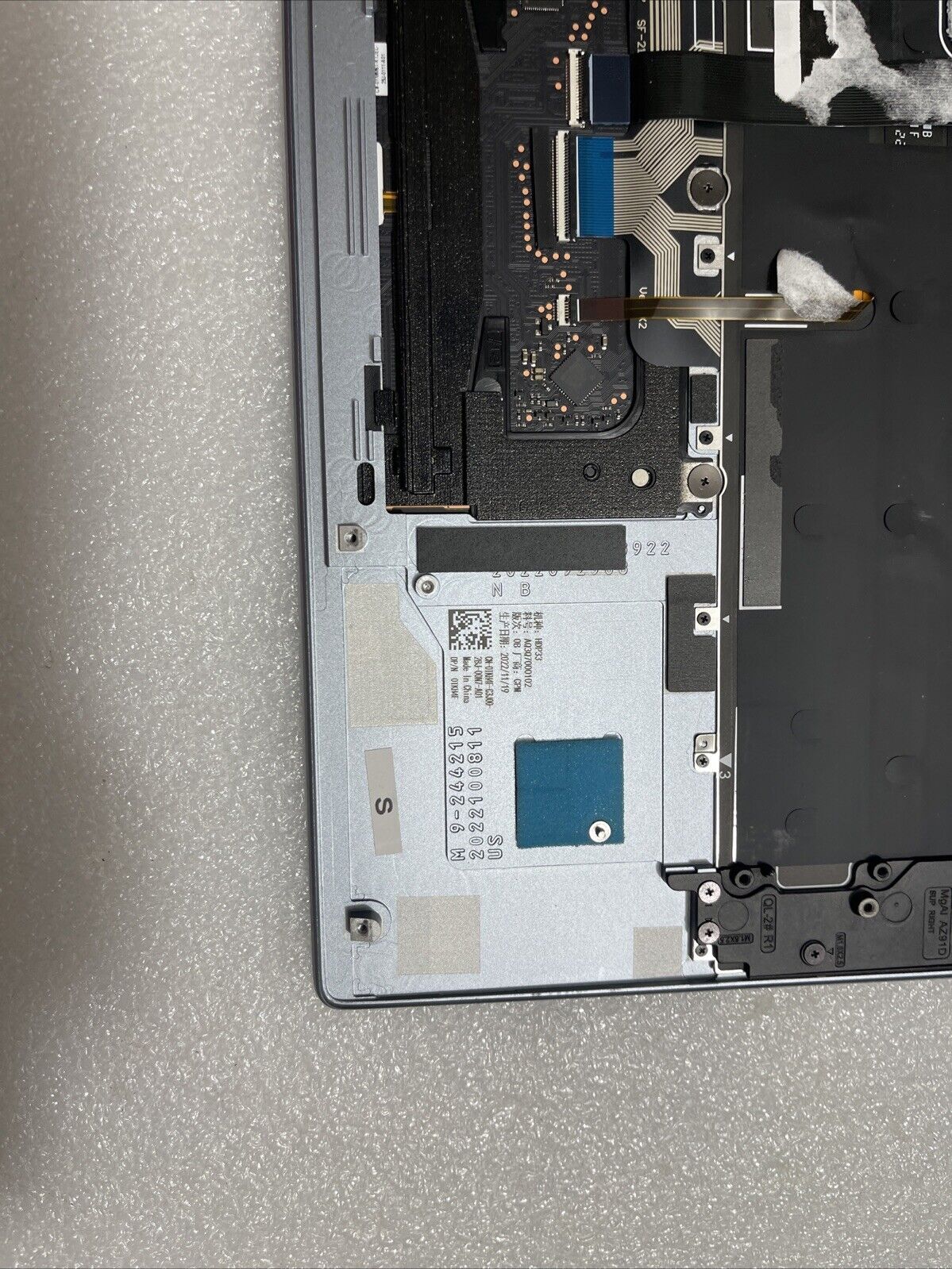 Dell XPS 9315 Laptop Palmrest Touchpad US Keyboard  Sky Blue TKH4F 0TKH4F CT P9