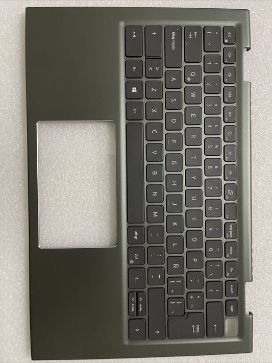 Genuine DELL INSPIRON 7415 PALMREST BACKLIT Spanish KEYBOARD D7TNC VJ2PX K1 P9