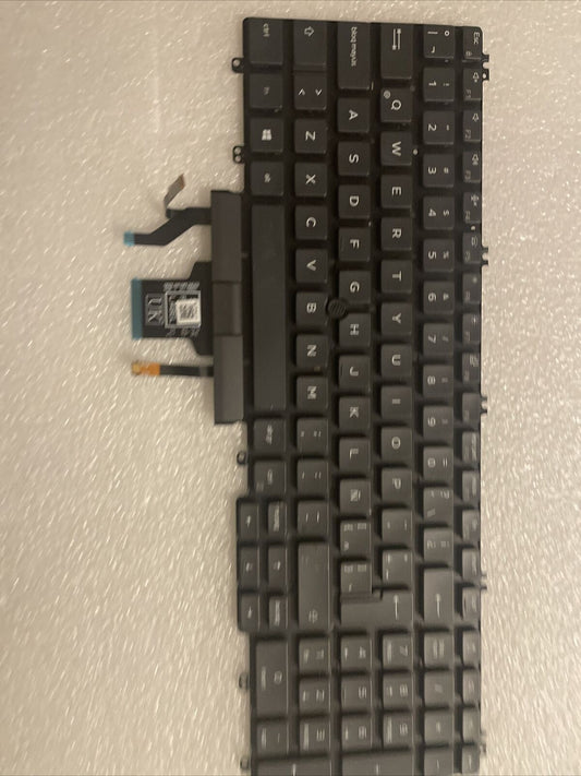 Genuine Dell Latitude 5500 5501 5510 Laptop Backlit Spanish Keyboard 0XYR3T T8