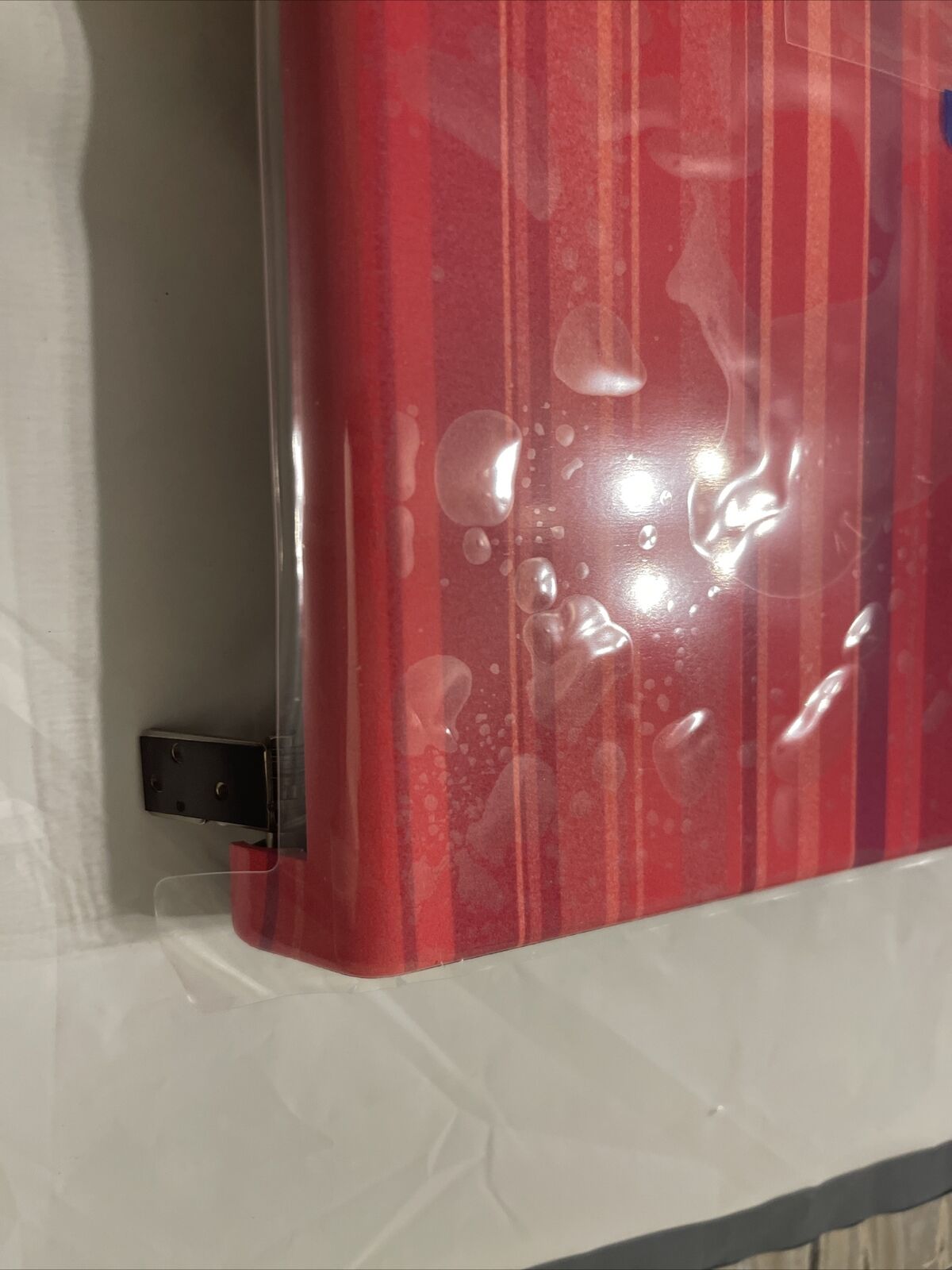 Gen DELL Studio 1457 1458 LCD Back Cover Top Lid w/Hinges 7M3DT GWDFD 0GWDFD B7