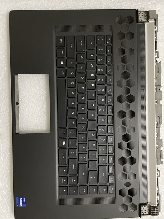 Genuine Dell Alienware X17 R2 Palmrest keyboard US English 718M9 0718M9 K6 P8