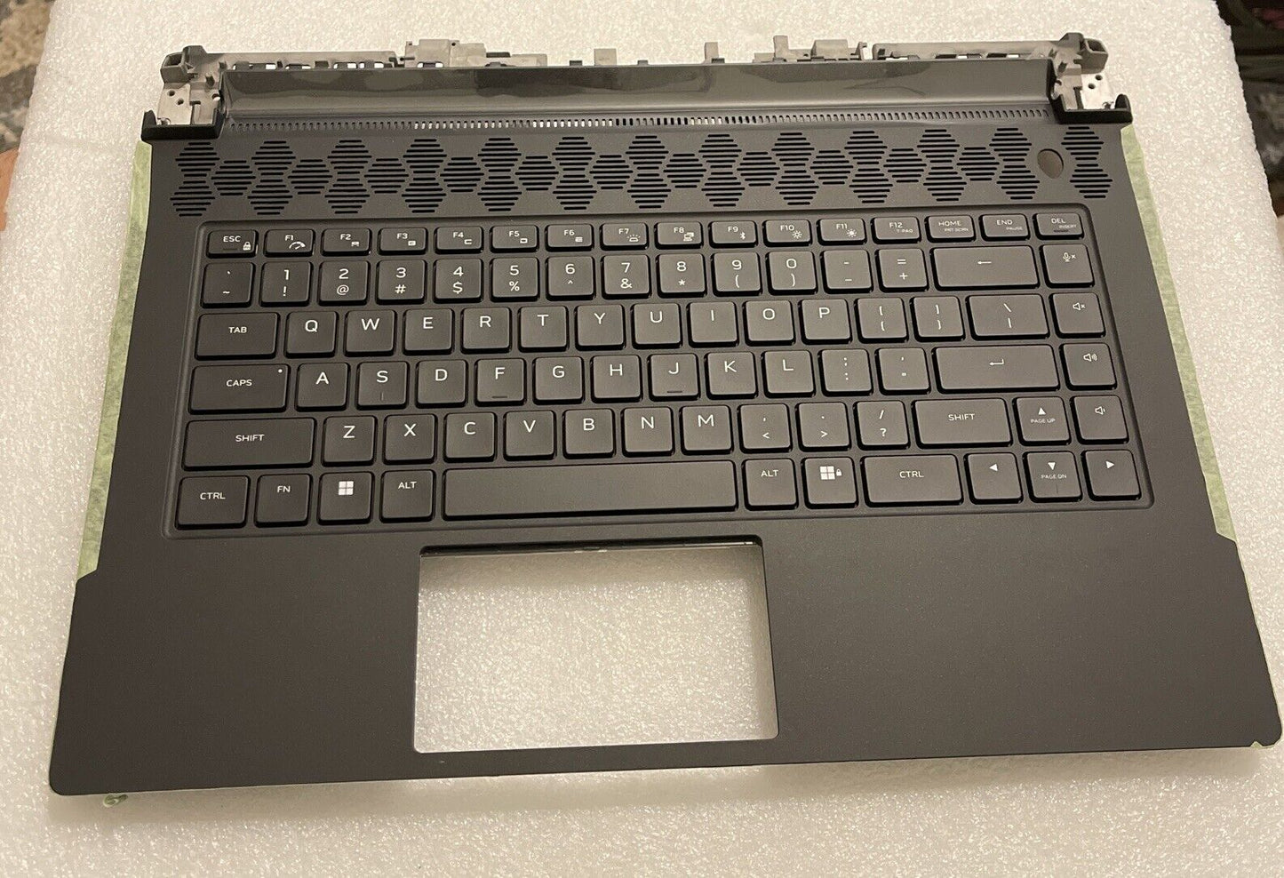 DELL ALIENWARE M15 R6 R7 LAPTOP US BACKLIT  KEYBOARD PALMREST BLACK 1F2H0 ST P6